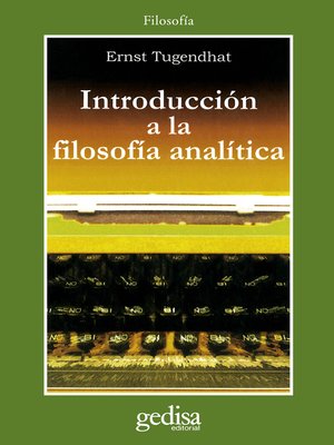 cover image of Introducción a la filosofía analítica